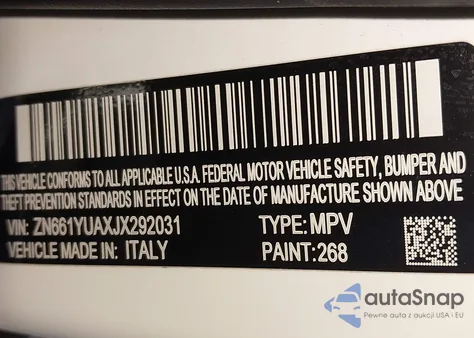 2018 Maserati Levante S from USA, damaged, VIN ZN661YUAXJX292031